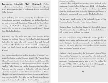 Katharine Brainard Program