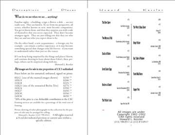Catalogue Howard Kessler Photo Show CSC Café 02.03 Inside1