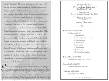 Program Henry Kramer 05.02 Inside