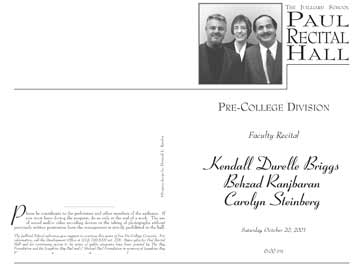 Program Steinberg Kendall Ranjbaran 10.01 Cover