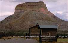 At Luna’s with Burro Mesa Behind