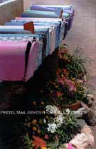 Pastel Mail Boxes
