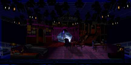 Dracula Set Window Fog Enterance