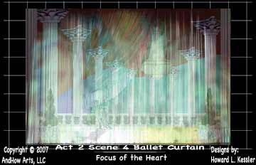 Focus of the Heart Ballet Curtain