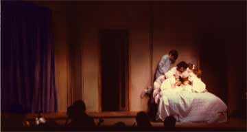 Sound of Music Postulant, Maria’s bedroom in Captain von Trapp’s Home (during a storm-dress rehearsal)