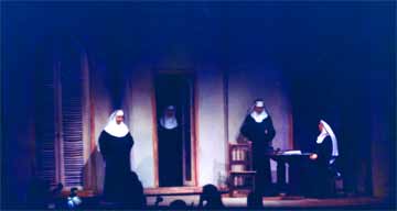 Sound of Music Mother superior's Office Set during dress rehearsal