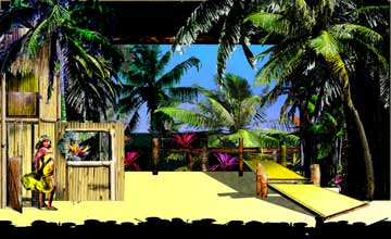 South Pacific Bali Ha'i Cabin Set