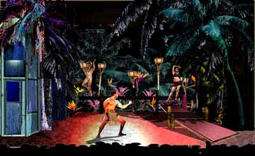 South Pacific Choreography Bali Ha'i Set